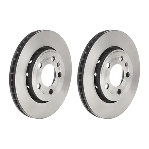 2 Bremsscheiben innenbelüftet Ø 254 mm 22 mm beschichtet BREMBO für VW POLO