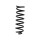 Suspension spring front axle BILSTEIN B3 for e.g. MERCEDES-BENZ C-CLASS Coupe
