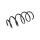Suspension Spring Front Axle Coil Spring TRISCAN for e.g. OPEL CORSA