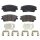 Brake pad set disc brake 18 mm BREMBO for e.g. HYUNDAI TUCSON