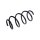 Suspension Spring front axle coil spring TRISCAN for e.g. VW TOURAN