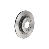 2 brake discs full Ø 281 mm 9.5 mm coated BREMBO...