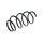 Suspension Spring front axle coil spring TRISCAN for e.g. OPEL ADAM