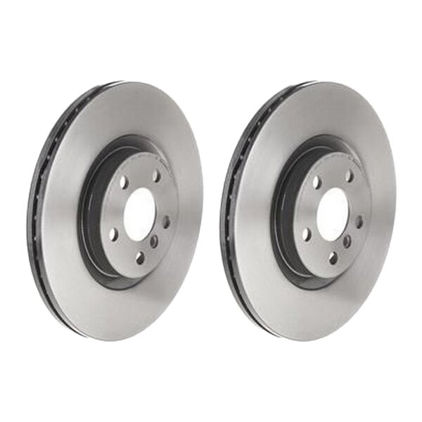 2 brake discs ventilated Ø 330 mm 24 mm coated BREMBO for BMW X2 and others