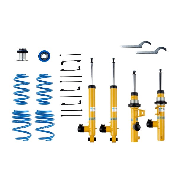 Suspension kit springs dampers gas BILSTEIN B16 Damptronic® for e.g. VW GOLF VII