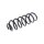 Suspension Spring rear axle coil spring TRISCAN for e.g. RENAULT KADJAR