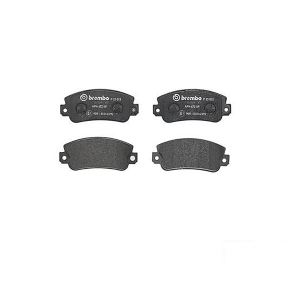 Brake pad set disc brake 18 mm BREMBO suitable for e.g. FIAT UNO
