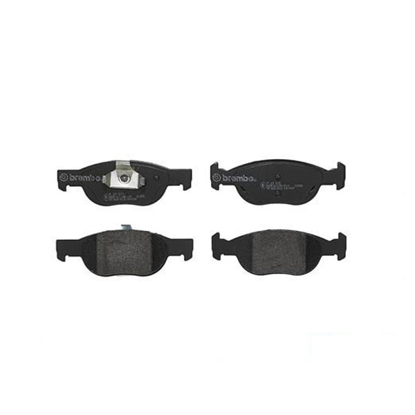 Brake pad set disc brake wear warning contact 18 mm BREMBO for FIAT PUNTO