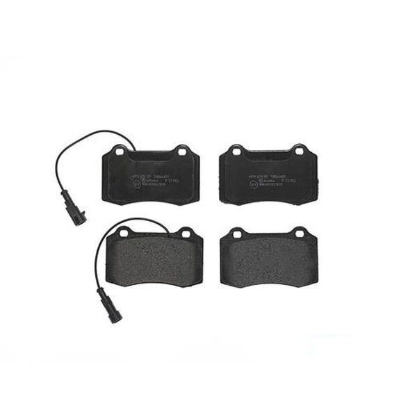 Brake pad set disc brake 17 mm BREMBO suitable for LANCIA DELTA