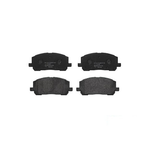 Brake pad set disc brake 19 mm BREMBO suitable for e.g. LEXUS RX