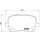 Brake pad set disc brake 17 mm BREMBO for e.g. TOYOTA PREVIA