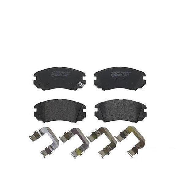 Brake pad set disc brake 18 mm BREMBO suitable for e.g. KIA MAGENTIS