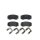 Brake pad set disc brake 18 mm BREMBO suitable for e.g. KIA MAGENTIS