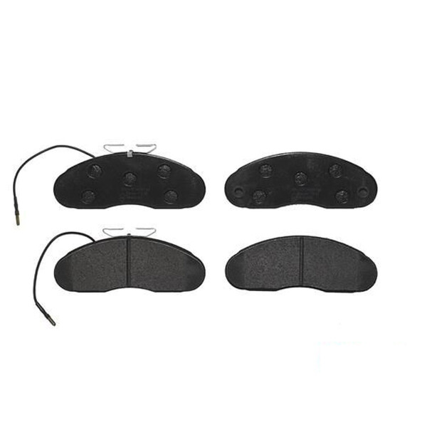 Bremsbelagsatz Scheibenbremse 17 mm BREMBO für u.a. NISSAN TRADE