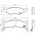 Brake pad set disc brake 18 mm BREMBO suitable for e.g. KIA SPORTAGE