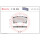 Brake pad set disc brake 16 mm BREMBO suitable for e.g. JAGUAR XK