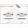 Brake pad set disc brake 16 mm BREMBO for e.g. RENAULT LATITUDE