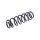 Suspension Spring rear axle coil spring TRISCAN for e.g. VW GOLF