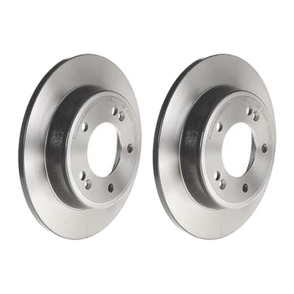2 brake discs full Ø 262 mm 10 mm coated BREMBO for KIA CEED and others