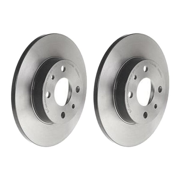 2 Bremsscheiben voll Ø 240 mm 11 mm beschichtet BREMBO für u.a. FIAT TIPO
