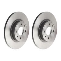 2 brake discs full Ø 257 mm 12 mm coated BREMBO...