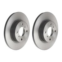 2 brake discs full Ø 247 mm 12 mm coated BREMBO...