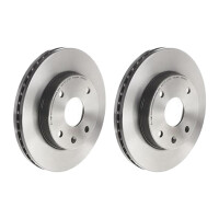 2 brake discs ventilated Ø 256 mm 24 mm BREMBO for...