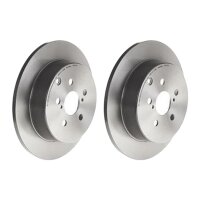 2 brake discs full Ø 280 mm 10 mm coated BREMBO...