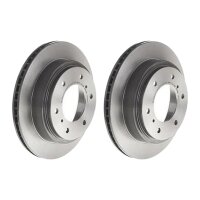 2 brake discs ventilated Ø 300 mm 22 mm BREMBO for...