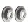 2 brake discs ventilated Ø 300 mm 22 mm BREMBO for e.g. MITSUBISHI PAJERO