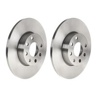 2 brake discs full Ø 256 mm 11 mm BREMBO for OPEL...