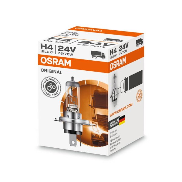 Bulb H4 24V 75 70W P43t OSRAM ORIGINAL suitable for various cars