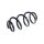 Suspension Spring Front Axle Coil Spring TRISCAN fits AUDI A5