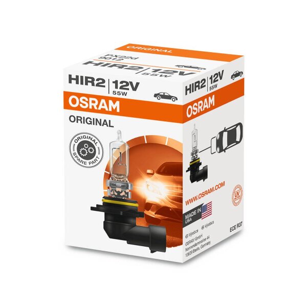OSRAM ORIGINAL LINE HIR2 Halogen-Scheinwerferlampen 1875lm 55W