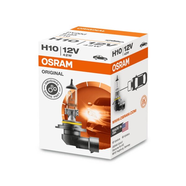 OSRAM ORIGINAL LINE H10 halogen headlight lamps 850lm