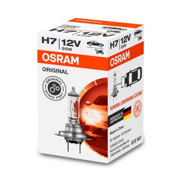 Bulb H7 12V 55W PX26d OSRAM LONGLIFE suitable for various cars