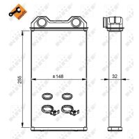 Heat exchanger interior heating NRF for OPEL VIVARO A Bus