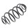 Suspension Spring rear coil spring Ø 144 mm KYB for e.g. OPEL ASTRA