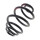 Suspension Spring rear coil spring Ø 143 mm KYB for e.g. OPEL CORSA
