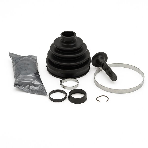 Bellow Kit Drive Shaft NBR Ø 24mm with grease LÖBRO for e.g. AUDI A4