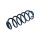 Suspension Spring Rear Axle Coil Spring TRISCAN for OPEL ASTRA