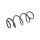 Suspension Spring Front Axle Coil Spring TRISCAN for RENAULT CLIO and others