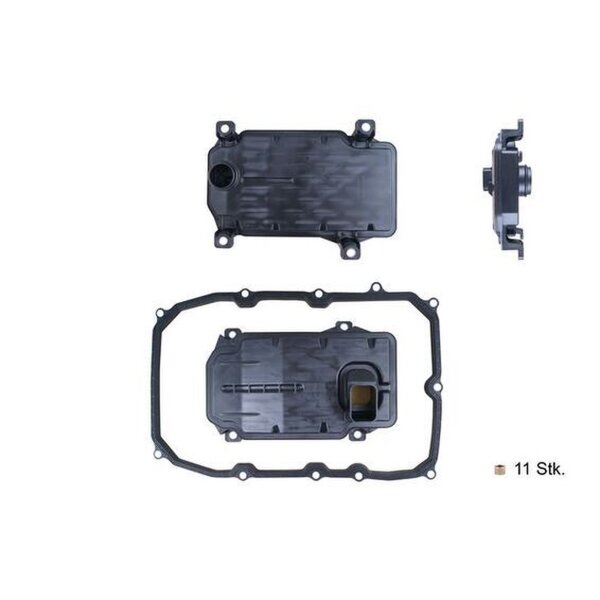 Hydraulikfilter Automatikgetriebe Filtereinsatz MAHLE für VW TOUAREG (7P5/ 7P6)