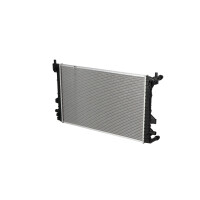 Kühler Motorkühlung Kühlrippen gelötet 620 - 398 mm Alu NRF für u.a. AUDI A3