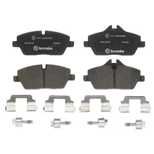 Brake pad set disc brake 14 mm BREMBO suitable for e.g. BMW i3