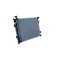 Kühler Motorkühlung Kühlrippen gelötet 600 - 424 mm Aluminium NRF für KIA CERATO
