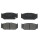 Brake pad set disc brake 16 mm BREMBO for SUZUKI SWIFT and others