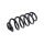 Suspension Spring Rear Axle Coil Spring TRISCAN for NISSAN QASHQAI