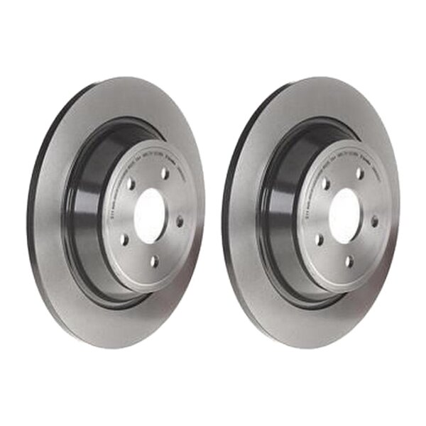 2 brake discs full Ø 316 mm 11 mm coated BREMBO for e.g. FORD KUGA