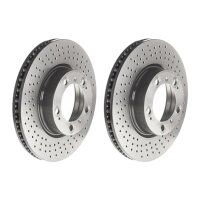 2 brake discs ventilated Ø 318 mm 28 mm BREMBO for...